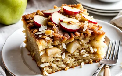 Recette facile de cake moelleux aux pommes râpées