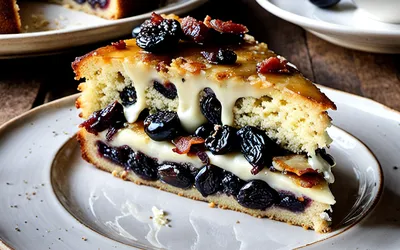 Recette facile de cake moelleux aux pruneaux et lardons fumés