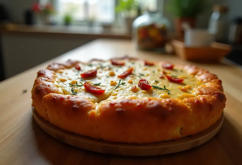 Cake moelleux aux tomates séchées et herbes de Provence
