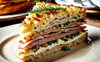 Recette facile de Cake Tyrolien savoureux au fromage et jambon