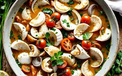 Recette authentique de Caldero de poisson méditerranéen facile