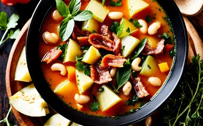 Recette Caldo Valiente Andalou : Soupe Épicée Traditionnelle d'Andalousie
