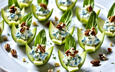 Canapés d'endives au roquefort : recette apéritive facile et gourmande