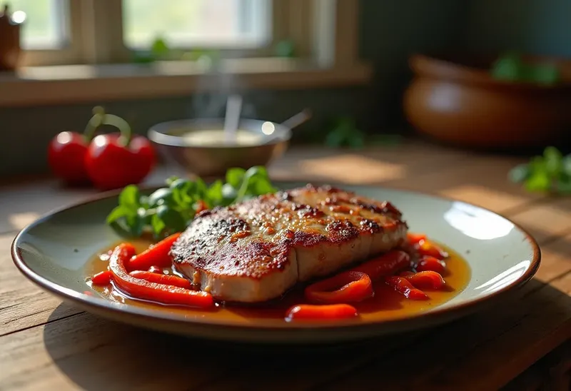 Canard Sauté aux Poivrons Rouges : Recette Savoureuse et Facile