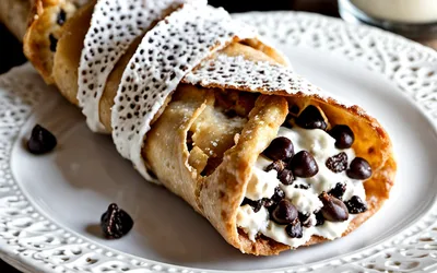 Photo de Recette Cannoli Sicilien Authentique - Dessert Italien Traditionnel