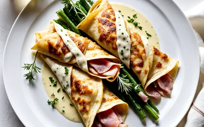 Recette facile de Capelines farcies gratinées au jambon et fromage