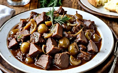 Carbonades flamandes faciles : recette traditionnelle mijotée à la bière