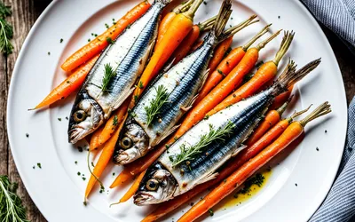 Recette facile de carottes râpées aux sardines, salade fraîche et saine