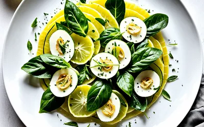 Recette facile de carpaccio de courgettes dorées à la poêle, fraîche et gourmande