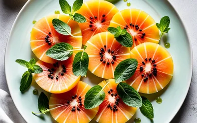 Recette facile de carpaccio de melon au poivre noir, entrée fraîche et légère