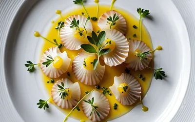 Recette facile de carpaccio de Saint-Jacques aux fruits de la passion, entrée fraîche et raffinée
