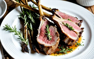 Recette facile de carré d'agneau aux herbes fraîches - Plat savoureux