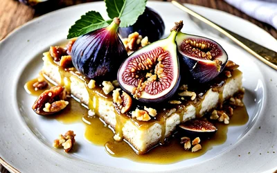 Carré de figues gourmand au miel et aux noix - recette facile et rapide