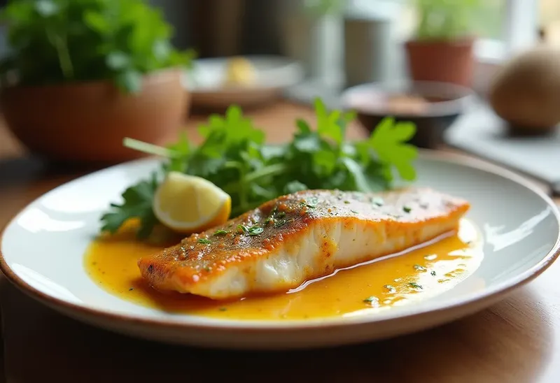 Carrélet au curry savoureux et facile