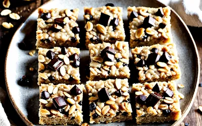 Carrés d'avoine maison gourmands et sains - recette facile et rapide