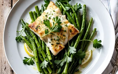 Carrés de cabillaud minceur aux herbes fraîches - recette légère et rapide