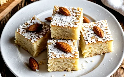 Carrés fondants aux amandes : recette gourmande et facile
