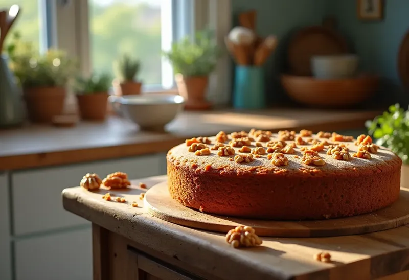 Carrot Cake moelleux aux noix, recette gourmande et facile
