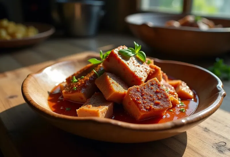 Carry de porc réunionnais savoureux et épicé