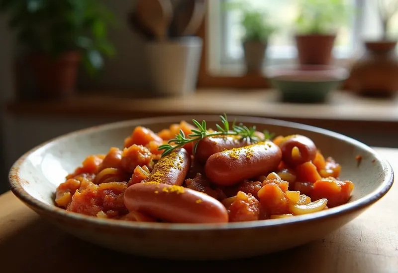 Carry de Saucisse Réunionnais : Plat Épicé et Savoureux