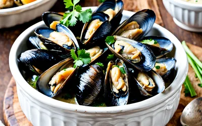 Cassolette de moules au céleri croquant : recette gourmande et facile