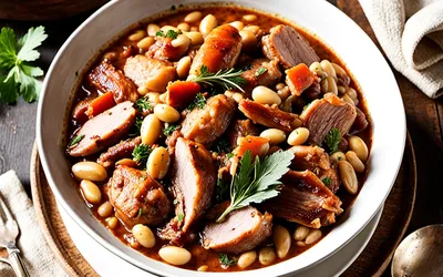 Recette traditionnelle de cassoulet de lapin facile et savoureuse