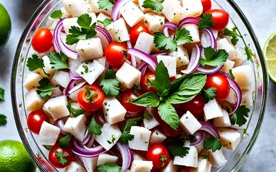 Recette Ceviche Mexicain Authentique - Fraîcheur et Saveurs