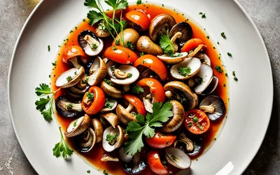 Champignons à la Grecque : Recette Facile et Savoureuse pour Entrée Méditerranéenne