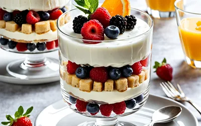 Charlotte aux fruits rapide et gourmande - recette facile pour une personne