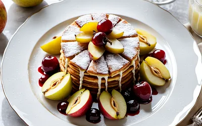 Charlotte d'automne gourmande aux fruits et crème anglaise maison