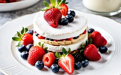 Recette facile de charlotte au fromage blanc et fruits frais