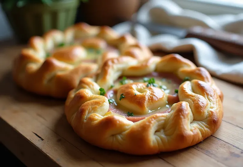 Chausson au Boursin fondant et croustillant