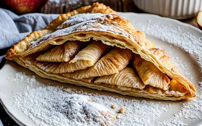 Recette facile de chausson aux pommes maison, dessert gourmand