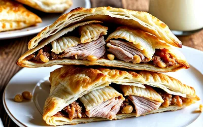 Chaussons de porc croustillants aux noisettes - Recette facile et gourmande