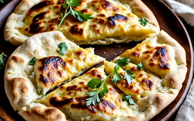Recette facile de Cheese Naan maison au fromage fondant