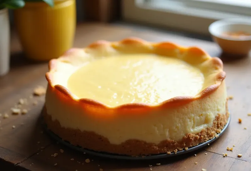 Cheesecake à la fleur d'oranger : dessert crémeux et parfumé