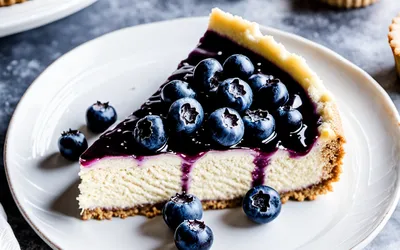 Recette facile de Cheesecake Norvégien aux Myrtilles fraîches