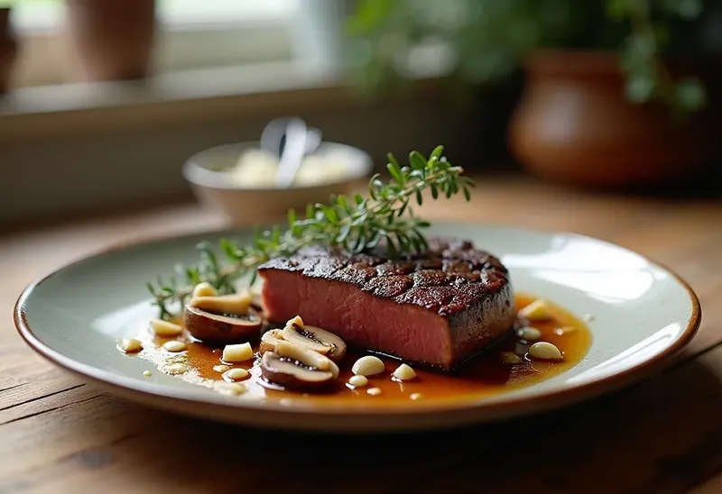 Chevreuil des Ayernes rôti aux saveurs forestières