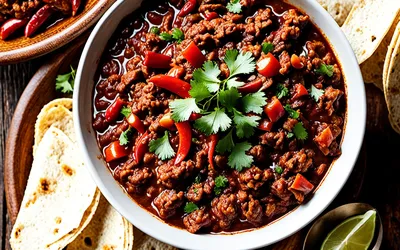 Recette Authentique de Chili Con Carne - Plat Épicé et Savoureux