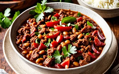 Recette facile de chili con carne épicé pour une personne