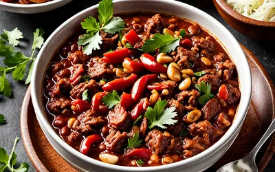 Recette facile de chili con carne mijoté épicé et savoureux