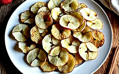 Recette facile de chips croustillantes de pommes fruit maison