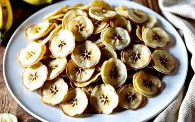 Photo de Recette facile de chips de banane croustillantes maison