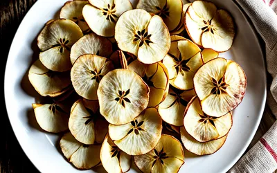 Recette facile de chips de pommes croustillantes maison, snack sain