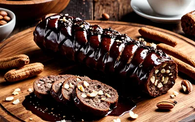 Recette facile de Chocossisson : Saucisson de Chocolat maison gourmand