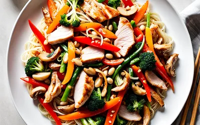 Recette facile de Chop Suey au poulet ou porc - Plat asiatique savoureux