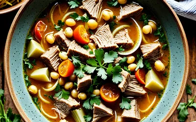 Recette de Chorba Algérienne Traditionnelle - Soupe Épicée et Réconfortante