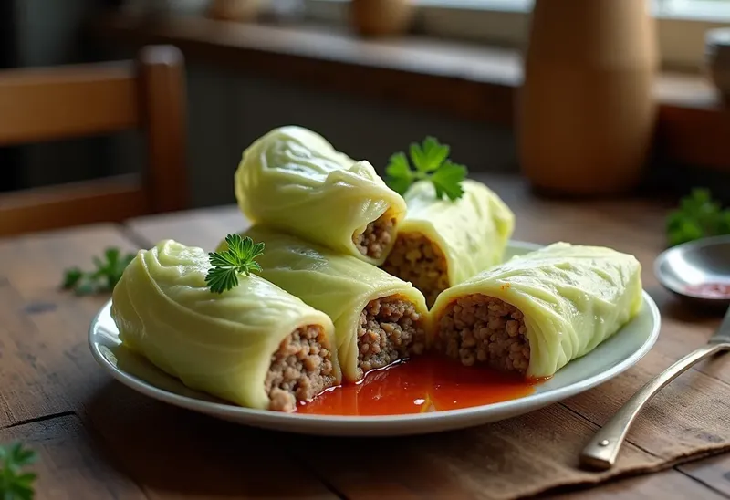 Chou farci traditionnel à l'ancienne : recette authentique et savoureuse