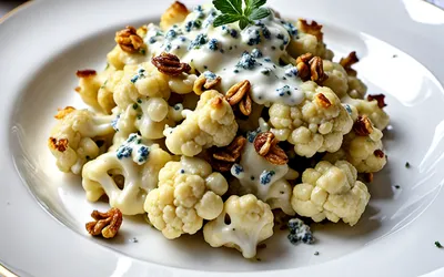Recette facile de chou-fleur gratiné au Roquefort fondant