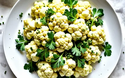 Chou-fleur mariné au vinaigre : recette facile et savoureuse